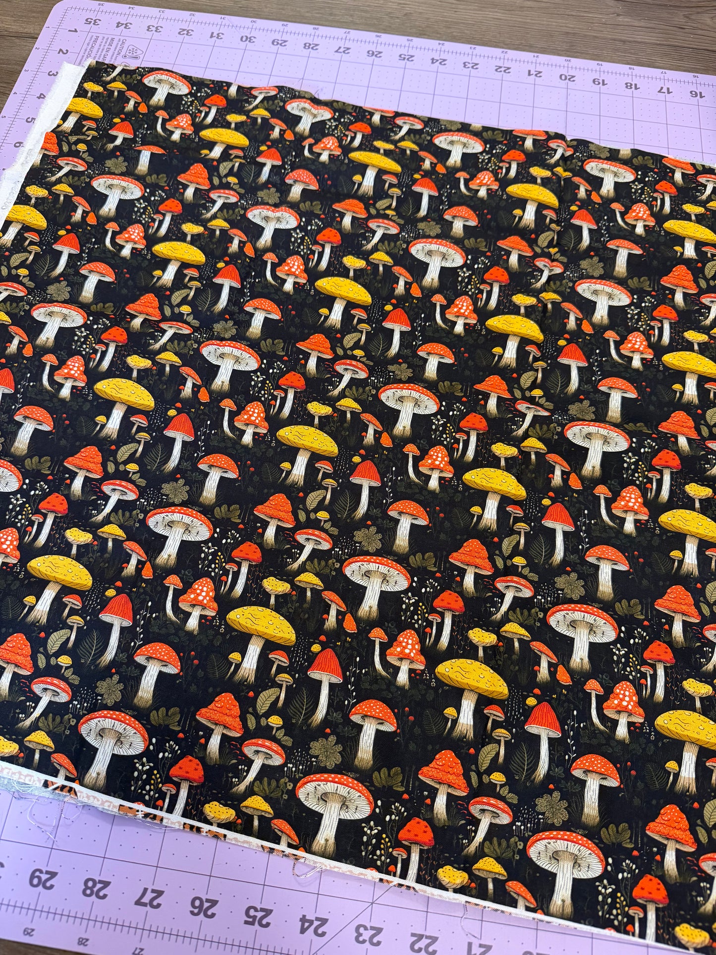 Mushrooms | unbranded | 56" Wide | per ¼ yard