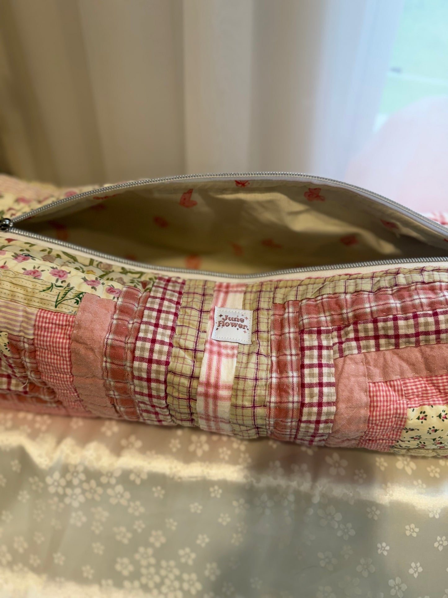 Hair Tool Bag - Pink Cabin