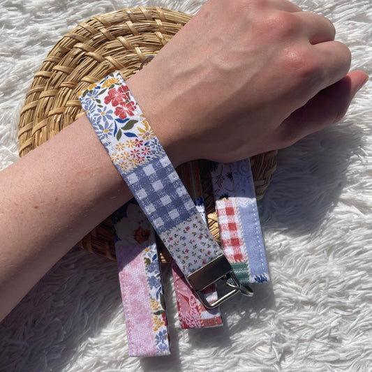 Keychain Wristlet | Scrapbook Patchwork