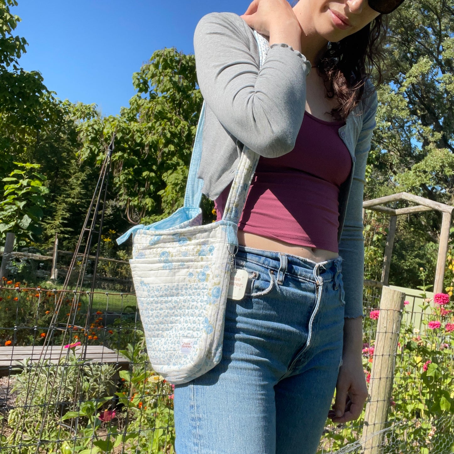 Bow bag | Blue Quilt