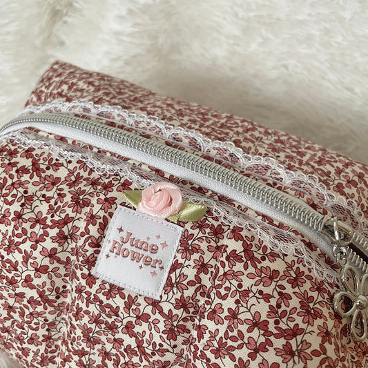 Large Makeup Bag | Ditsy Rose