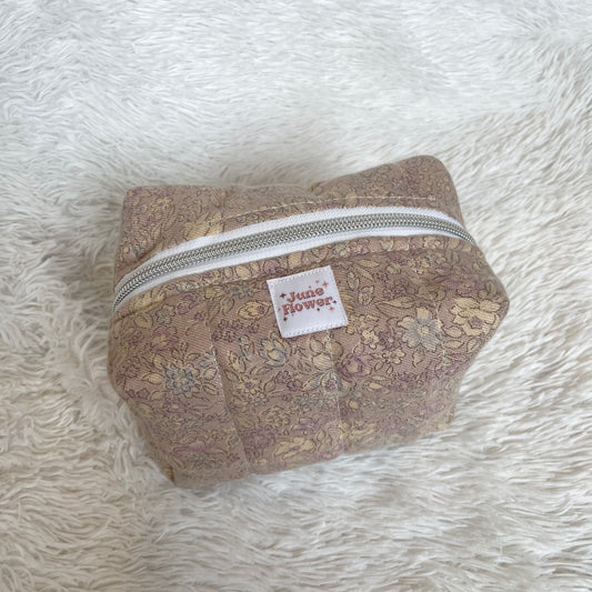 Small Makeup Bag | Rustic Purple