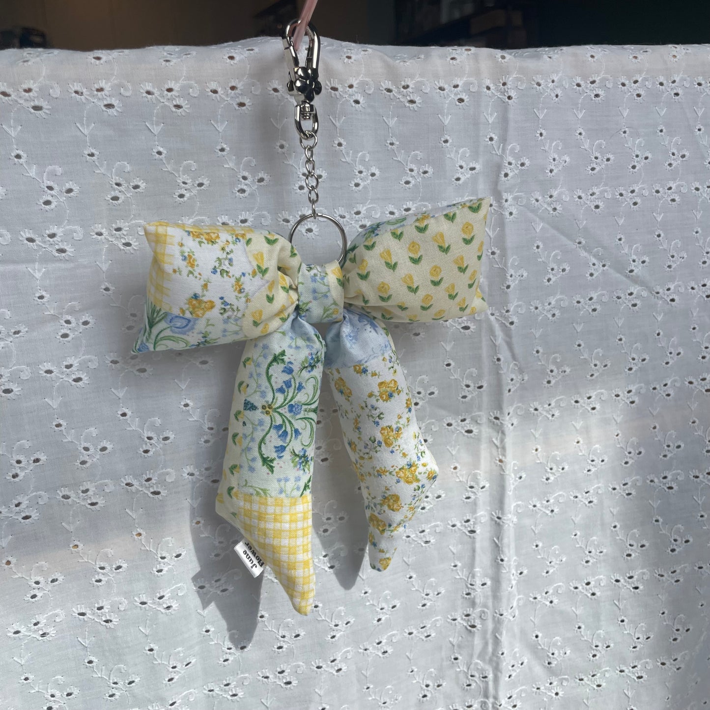 Bow Bag Charm | Patchwork Spring