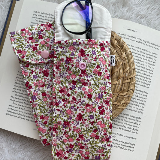 Glasses Sleeve | Ditsy Pink Floral