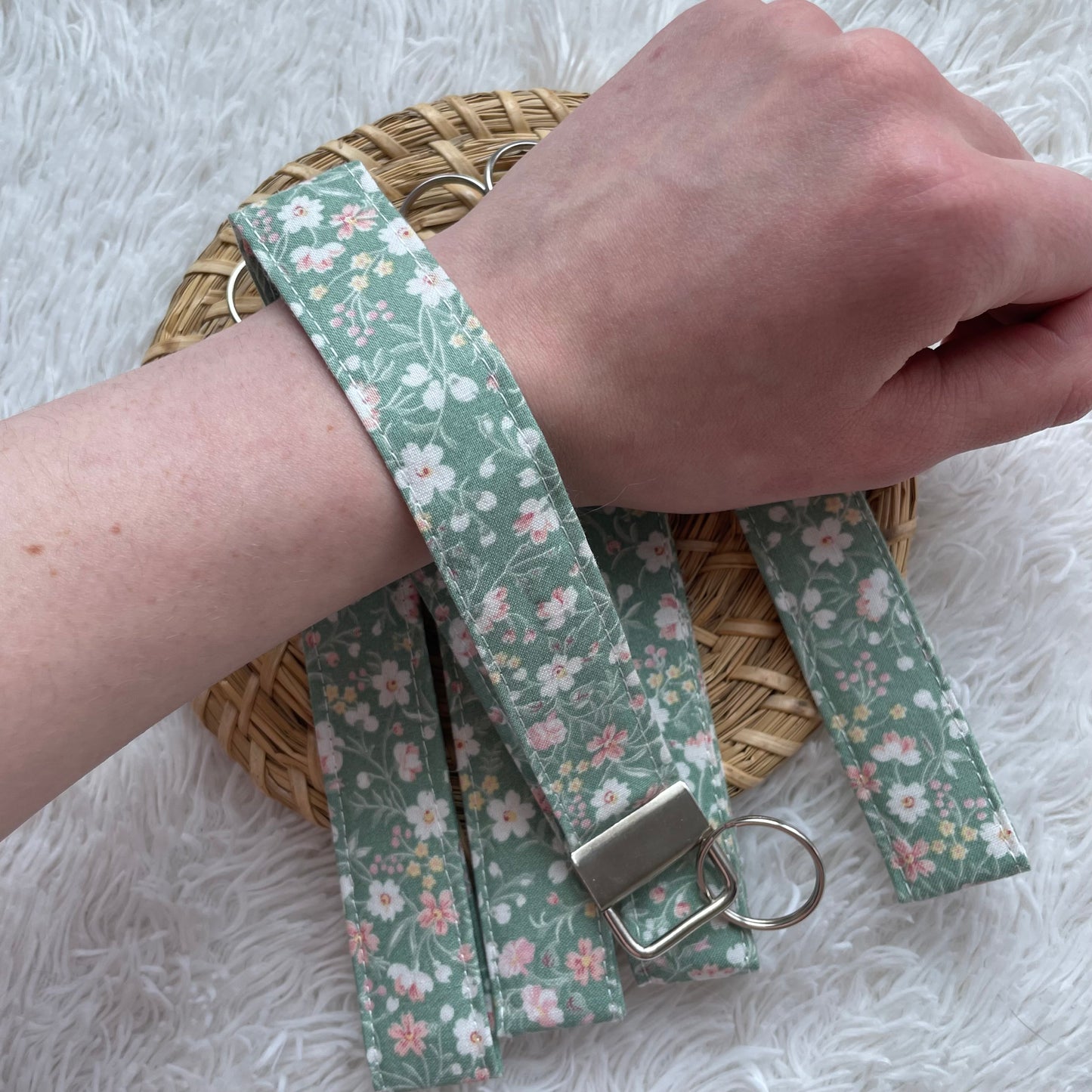 Keychain Wristlet | Vintage Sage