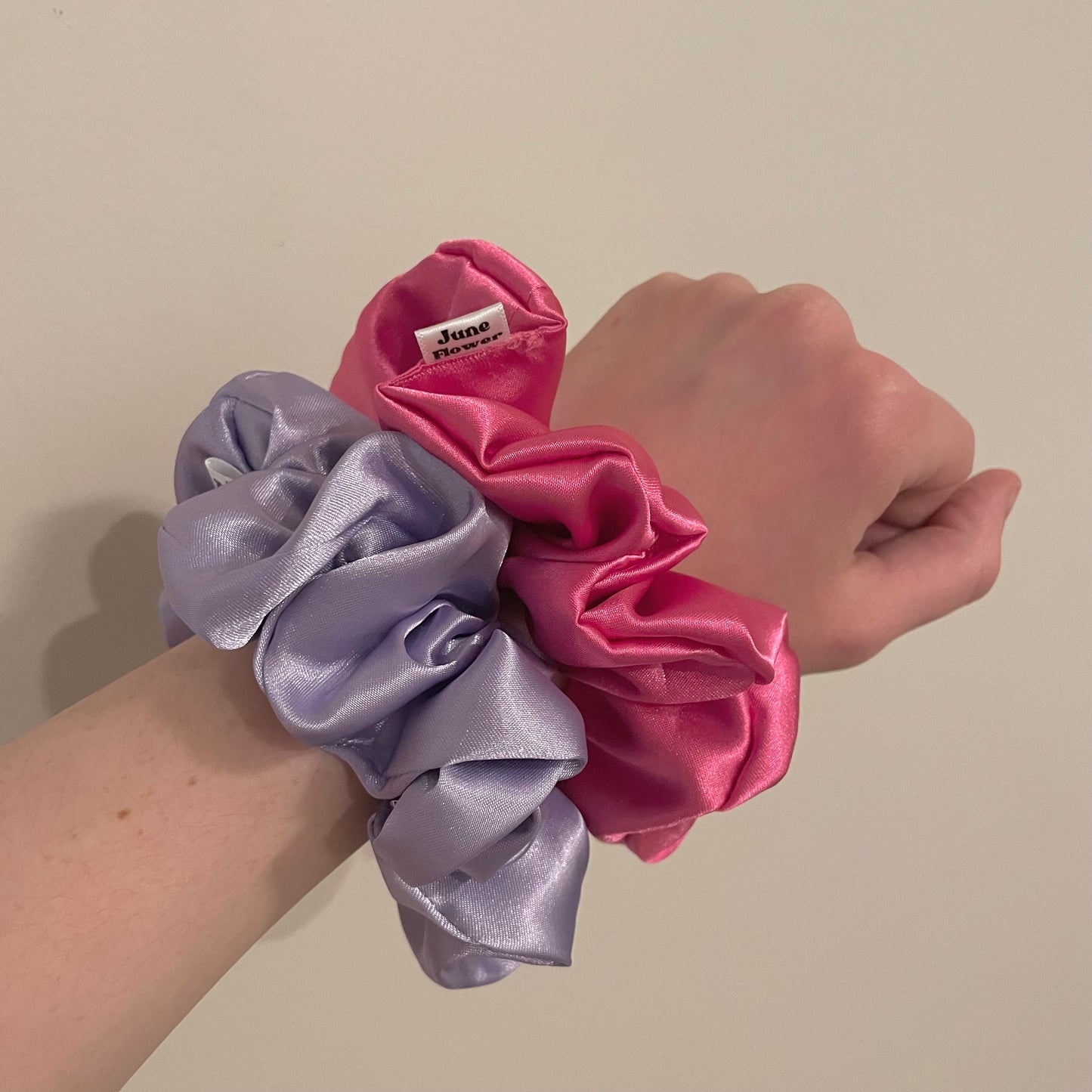 Regular Satin Scrunchie | Plum