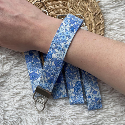 Keychain Wristlet | Liberty Blue Floral