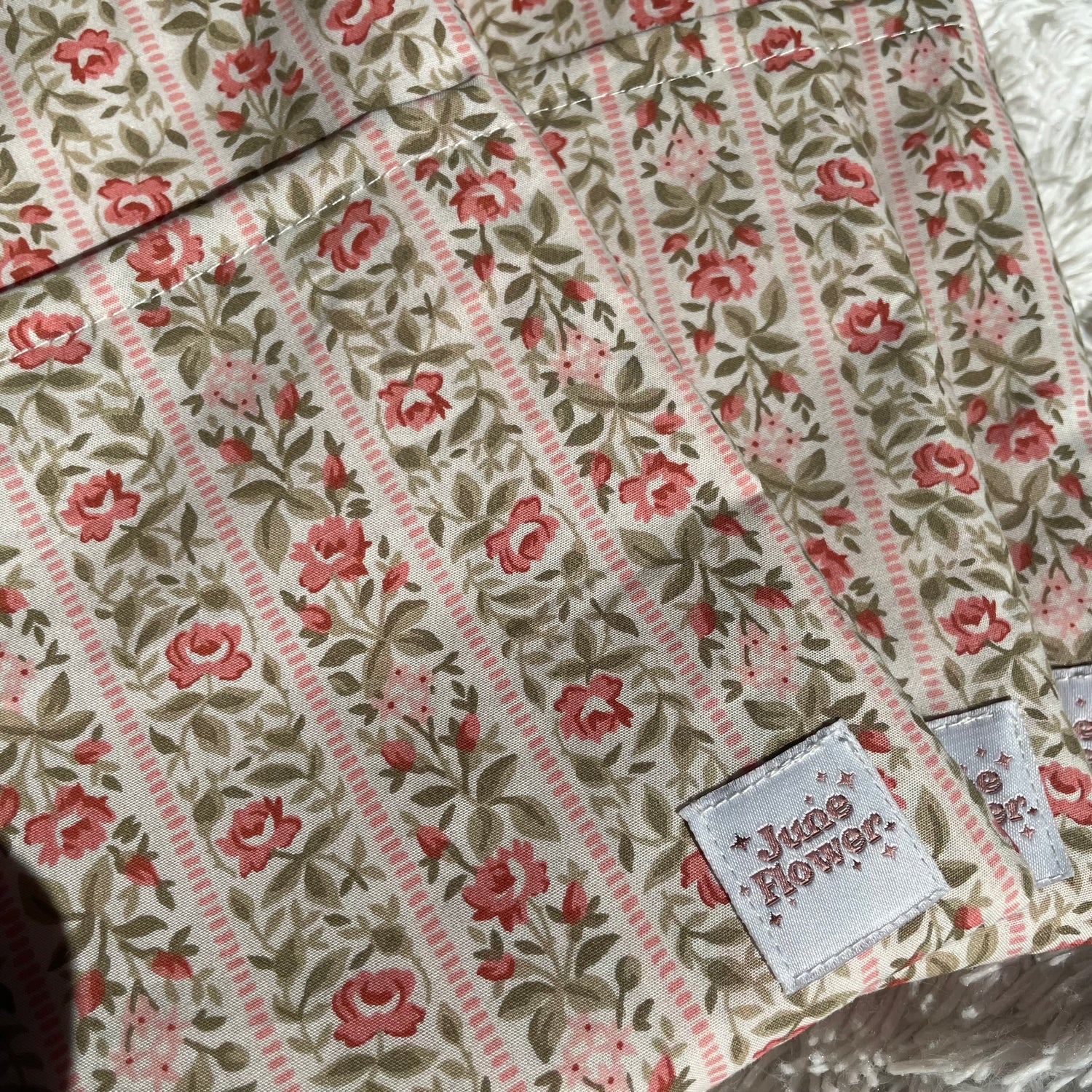 Cottage Rose Stripes