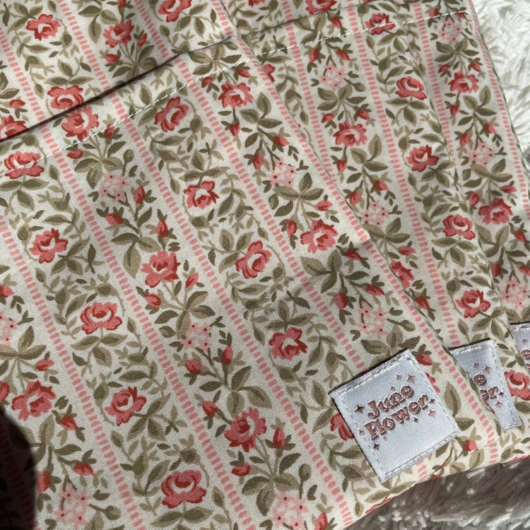Cottage Rose Stripes