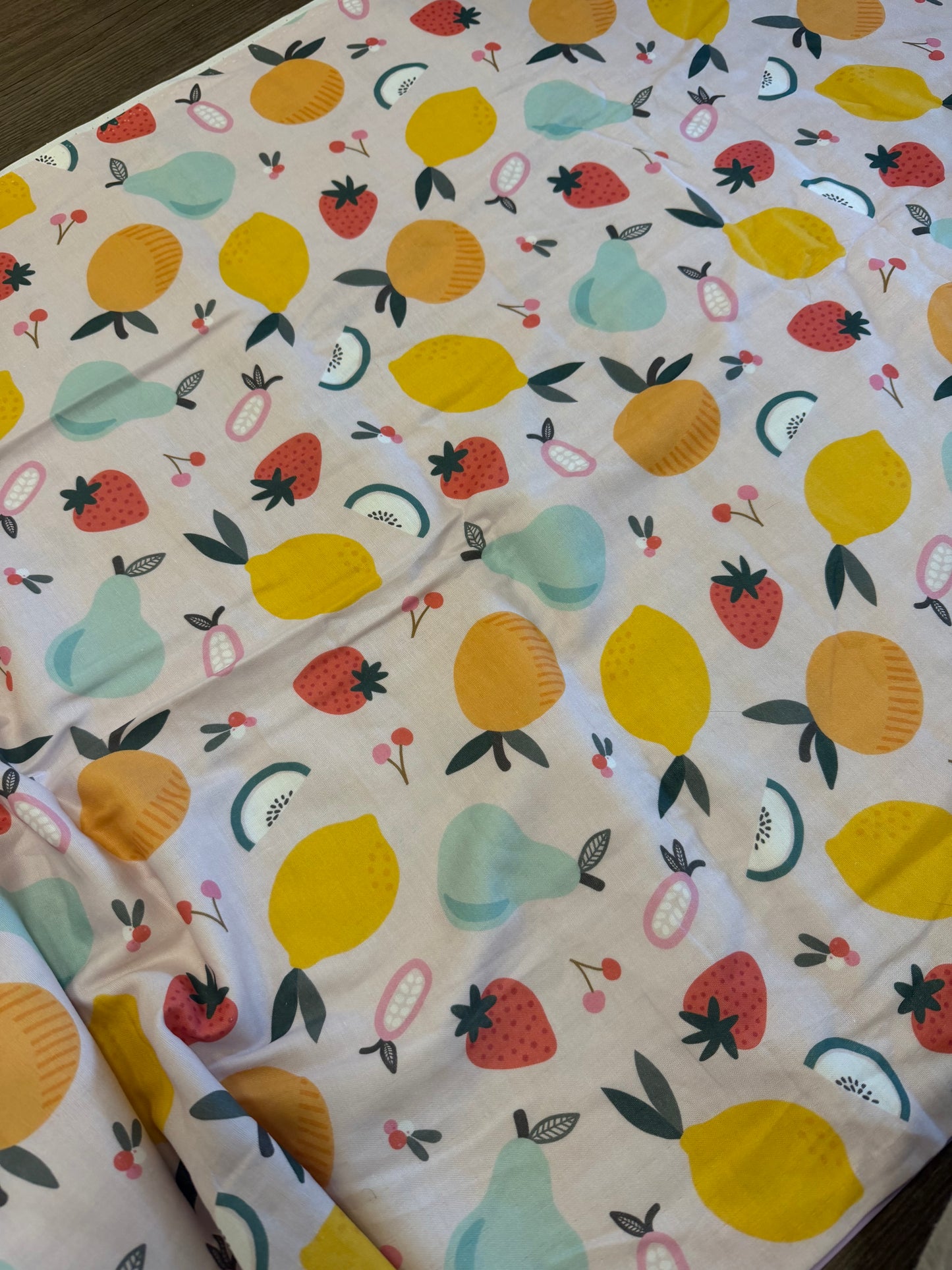 Double Gauze Cotton | Fruity by Maja Faber | Paintbrush studio fabric | per ¼ yard