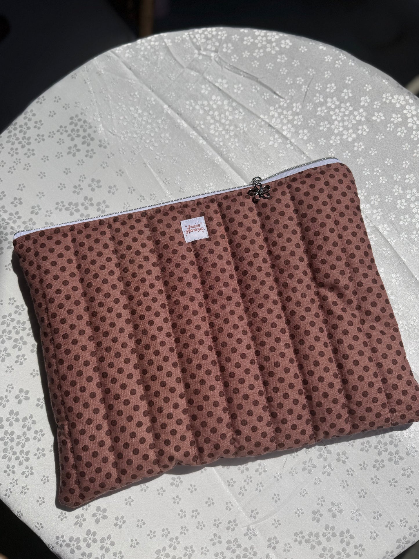 Laptop Sleeve | Mocha Polka (14" only)