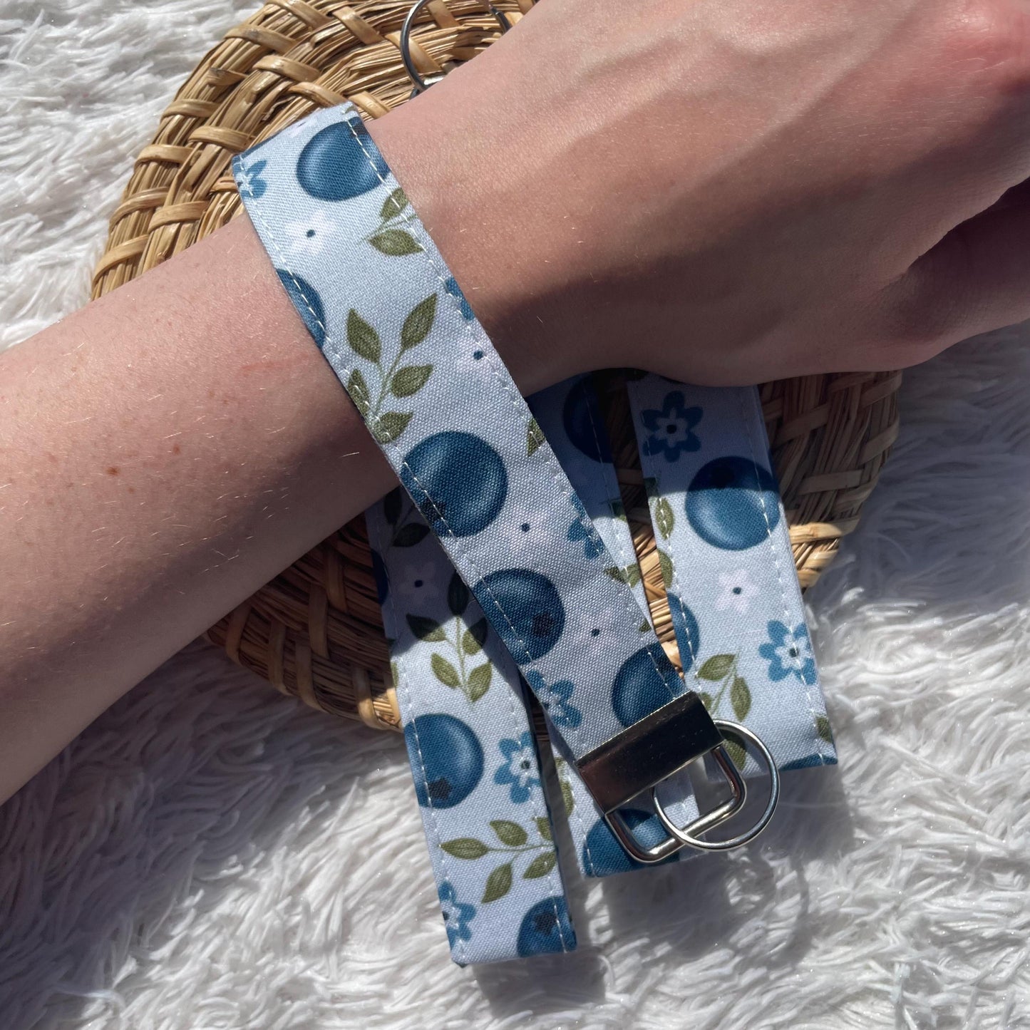 Keychain Wristlet | Blueberry