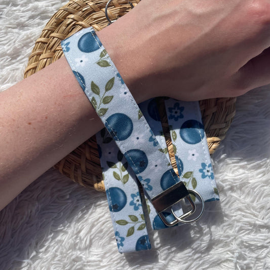 Keychain Wristlet | Blueberry