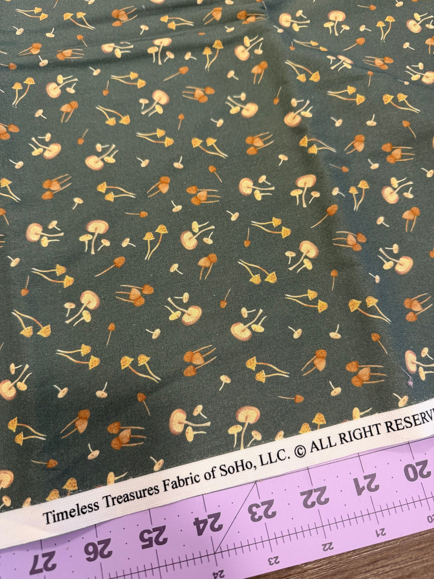 Mushrooms | Timeless Treasures | per ¼ yard