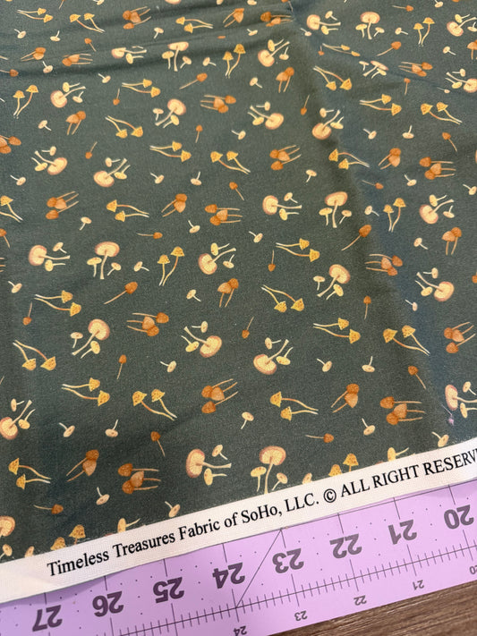 Mushrooms | Timeless Treasures | per ¼ yard