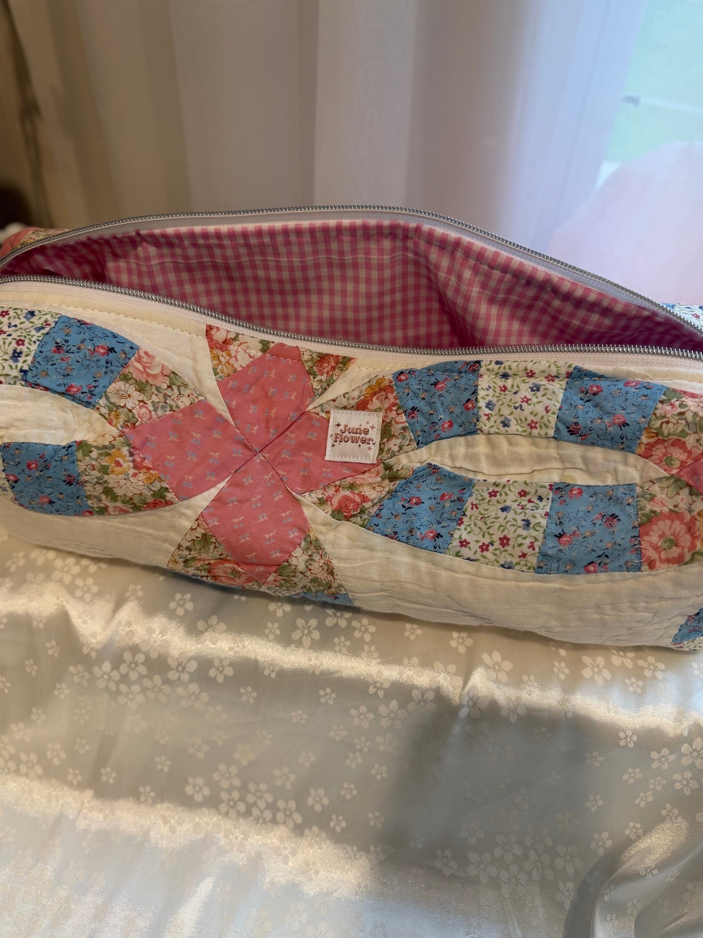 Hair Tool Bag - Pink Double Ring