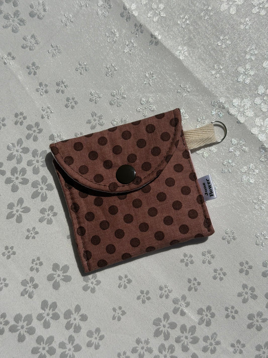 Earbuds / Airpods Case | Mocha Polka