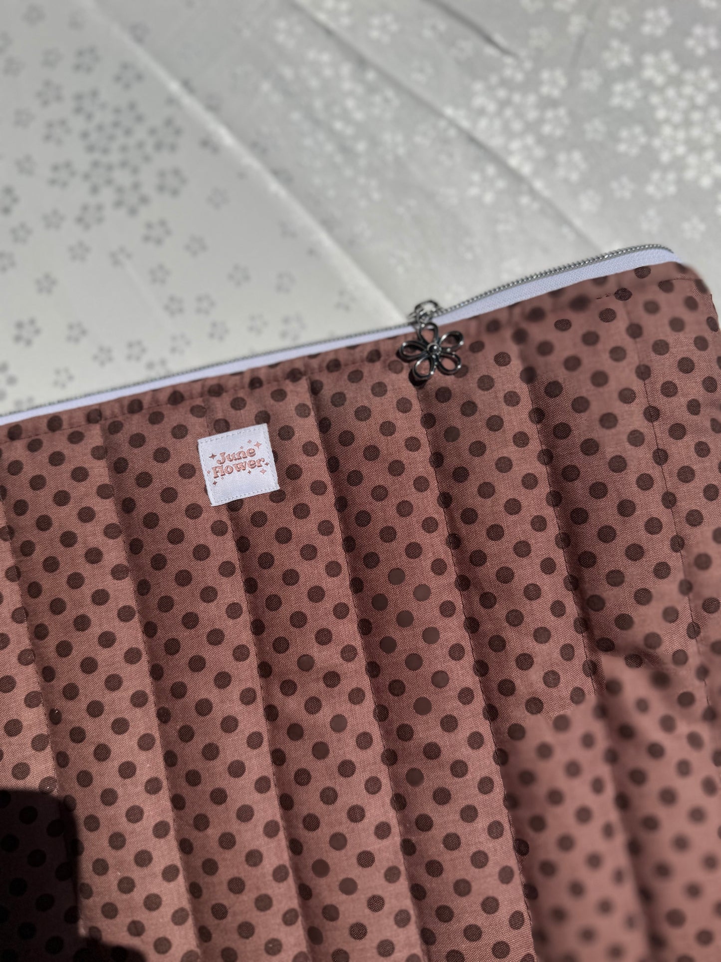 Laptop Sleeve | Mocha Polka (14" only)