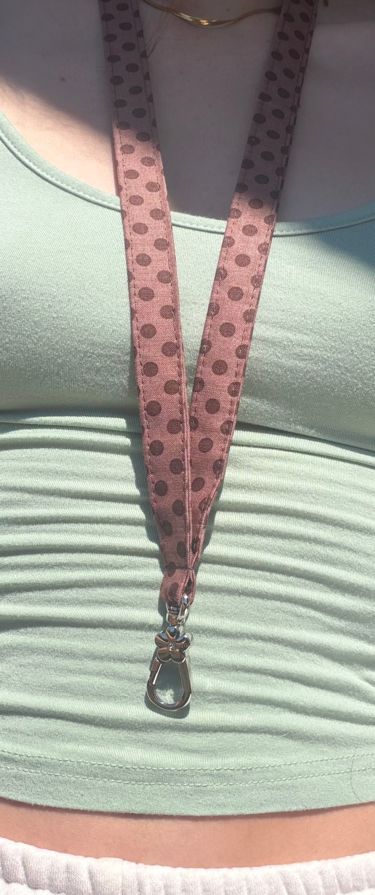 Lanyard | Mocha Polka