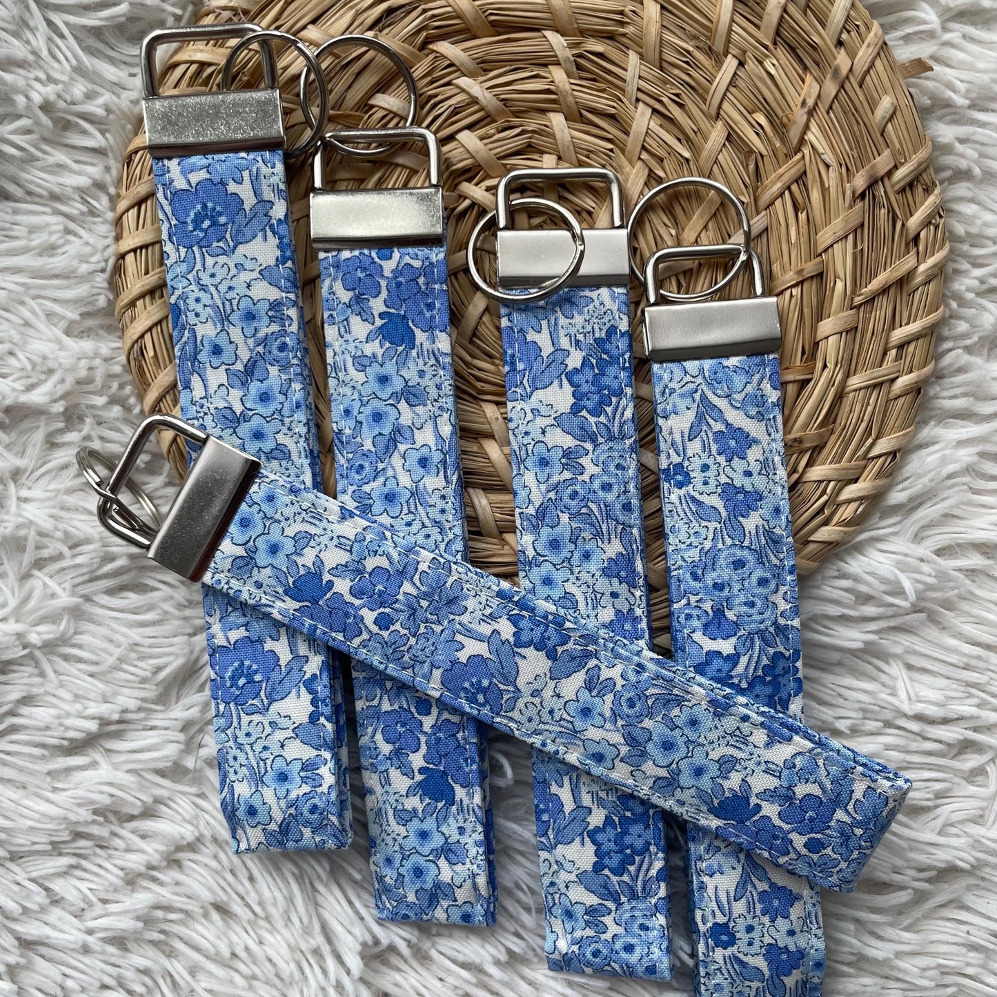 Keychain Wristlet | Liberty Blue Floral
