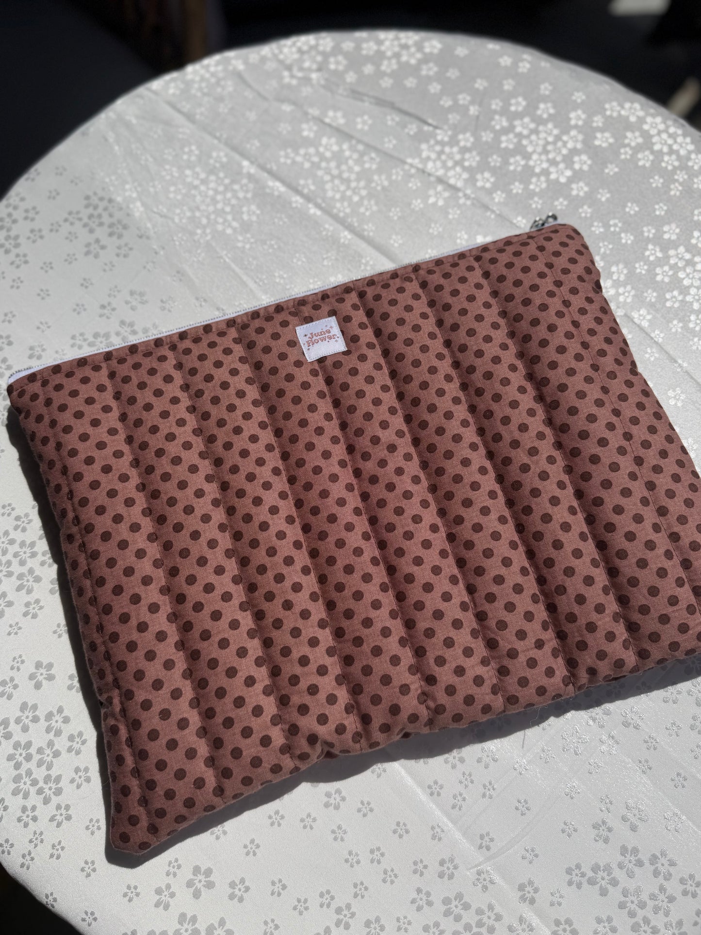 Laptop Sleeve | Mocha Polka (14" only)