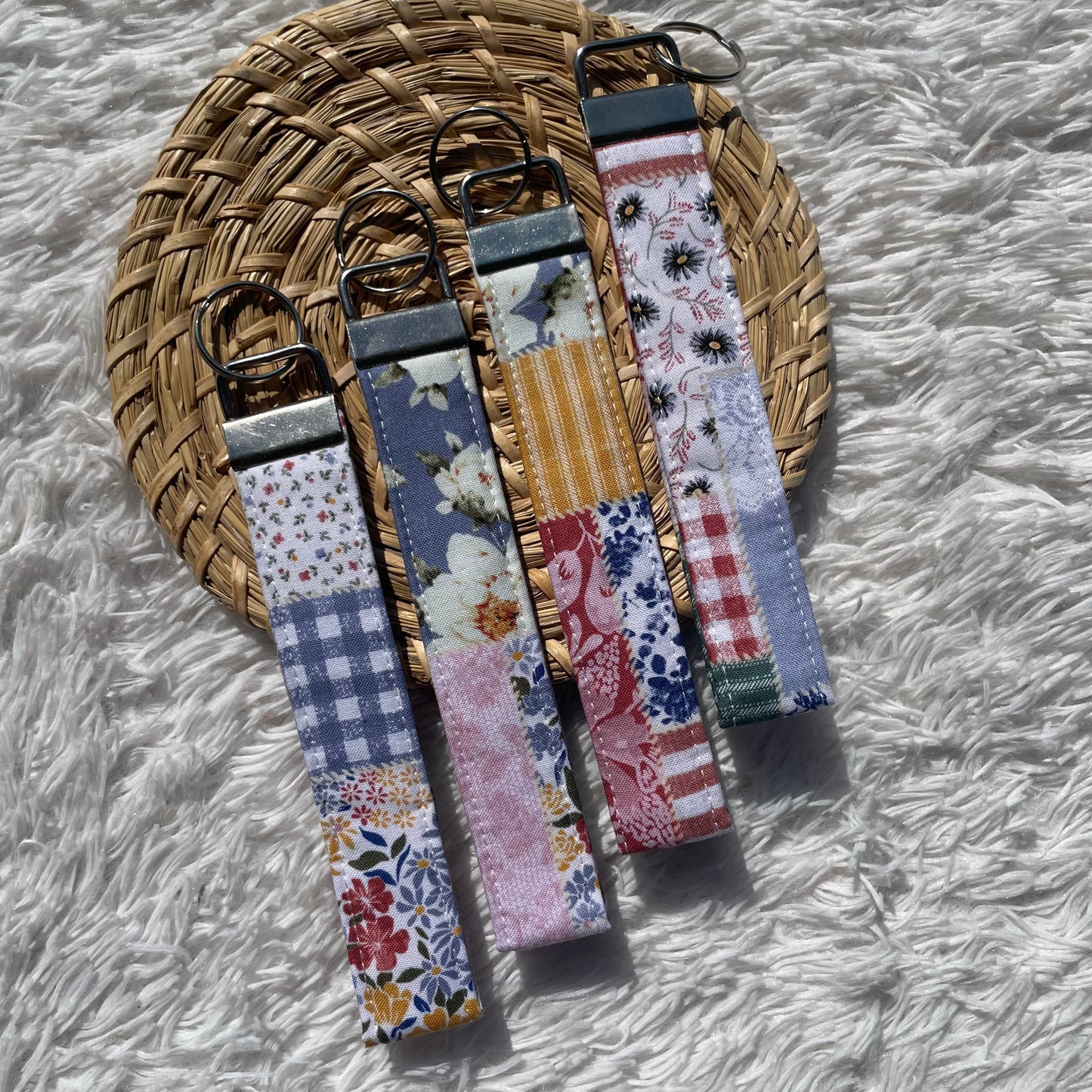 Keychain Wristlet | Scrapbook Patchwork