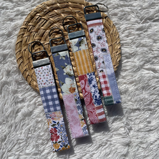 Keychain Wristlet | Scrapbook Patchwork