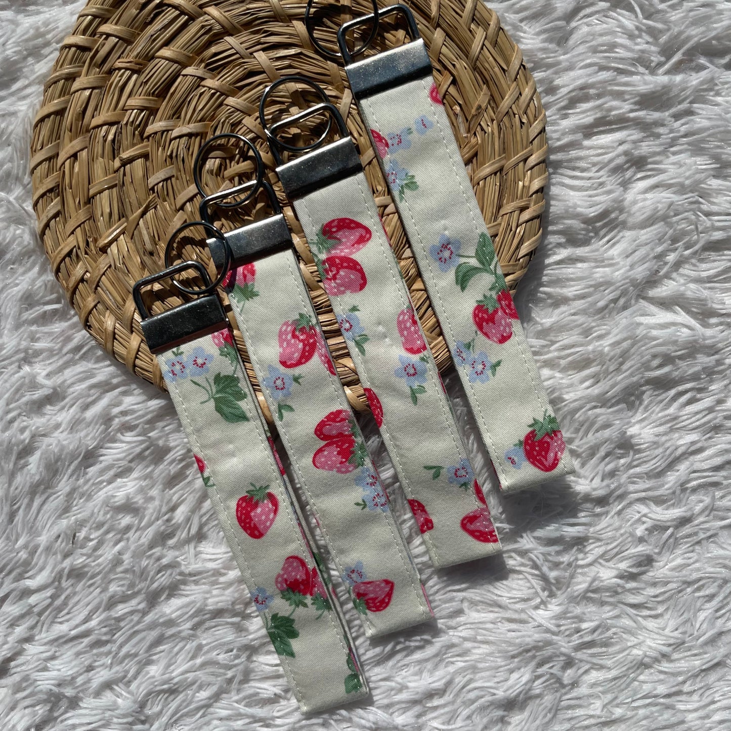 Keychain Wristlet | Berries and Cream