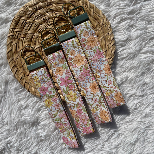 Keychain Wristlet | Wildflower Meadow