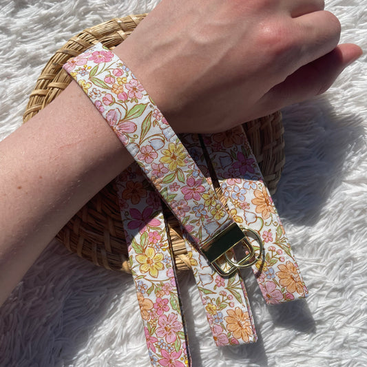 Keychain Wristlet | Wildflower Meadow