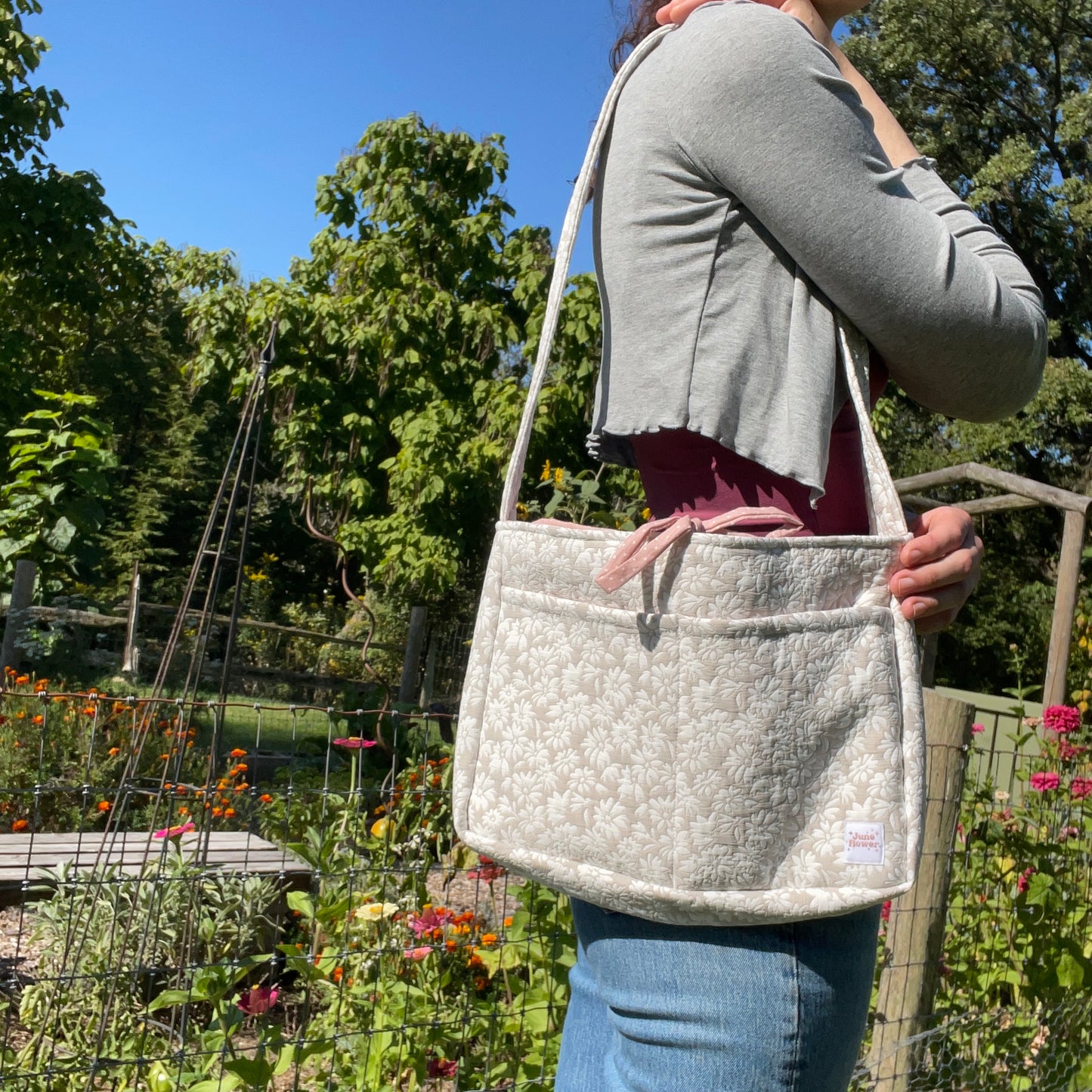 Bow bag | Flower Quilt