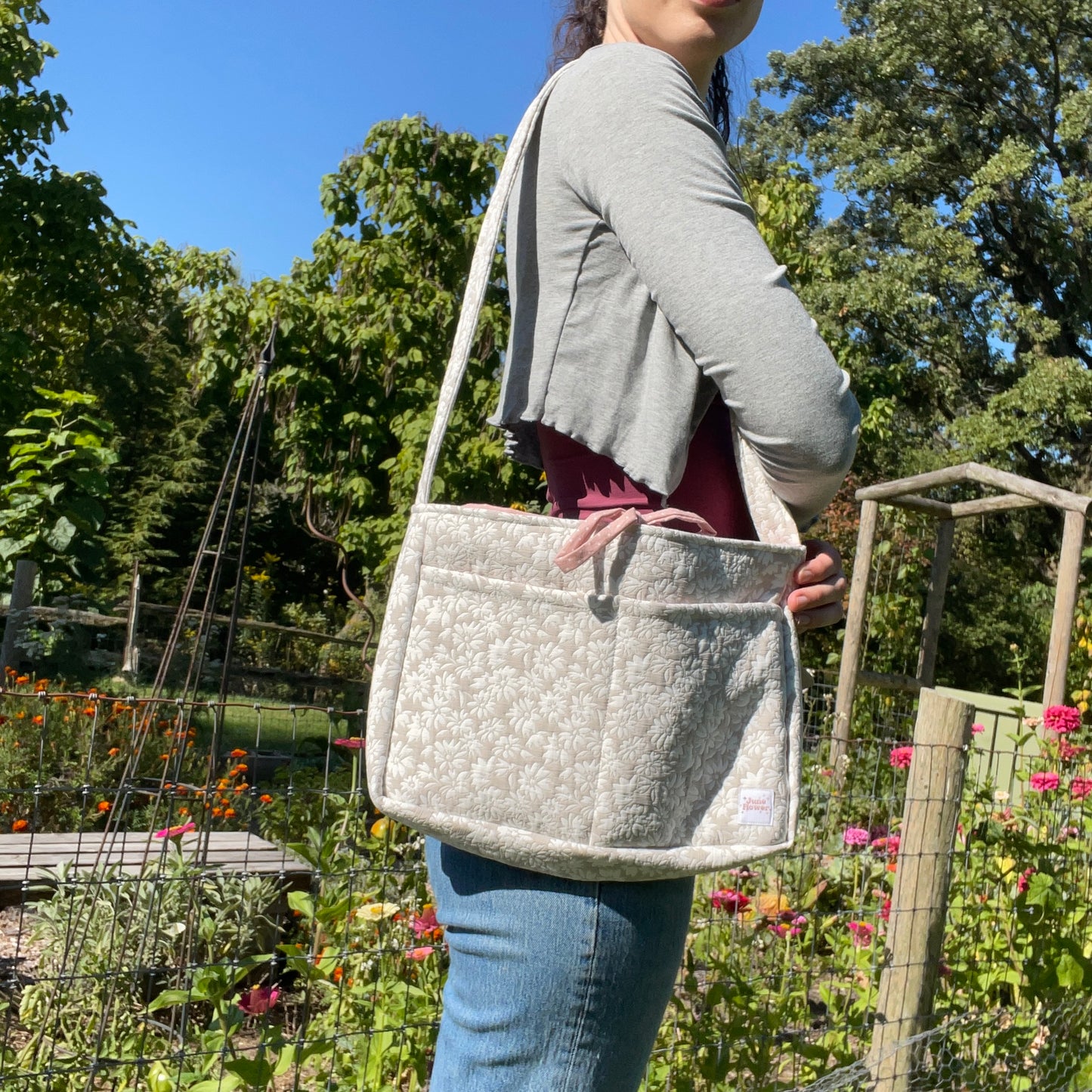 Bow bag | Flower Quilt