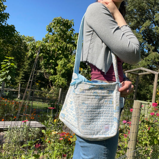 Bow bag | Blue Quilt