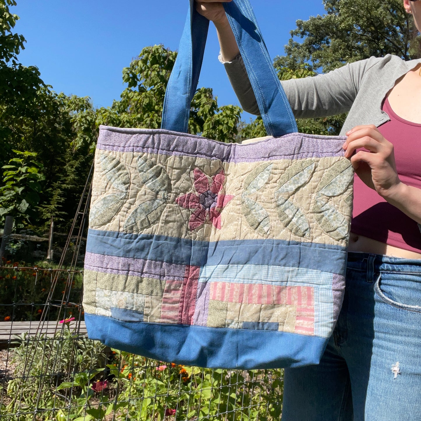 XL Tote | Vintage Quilt