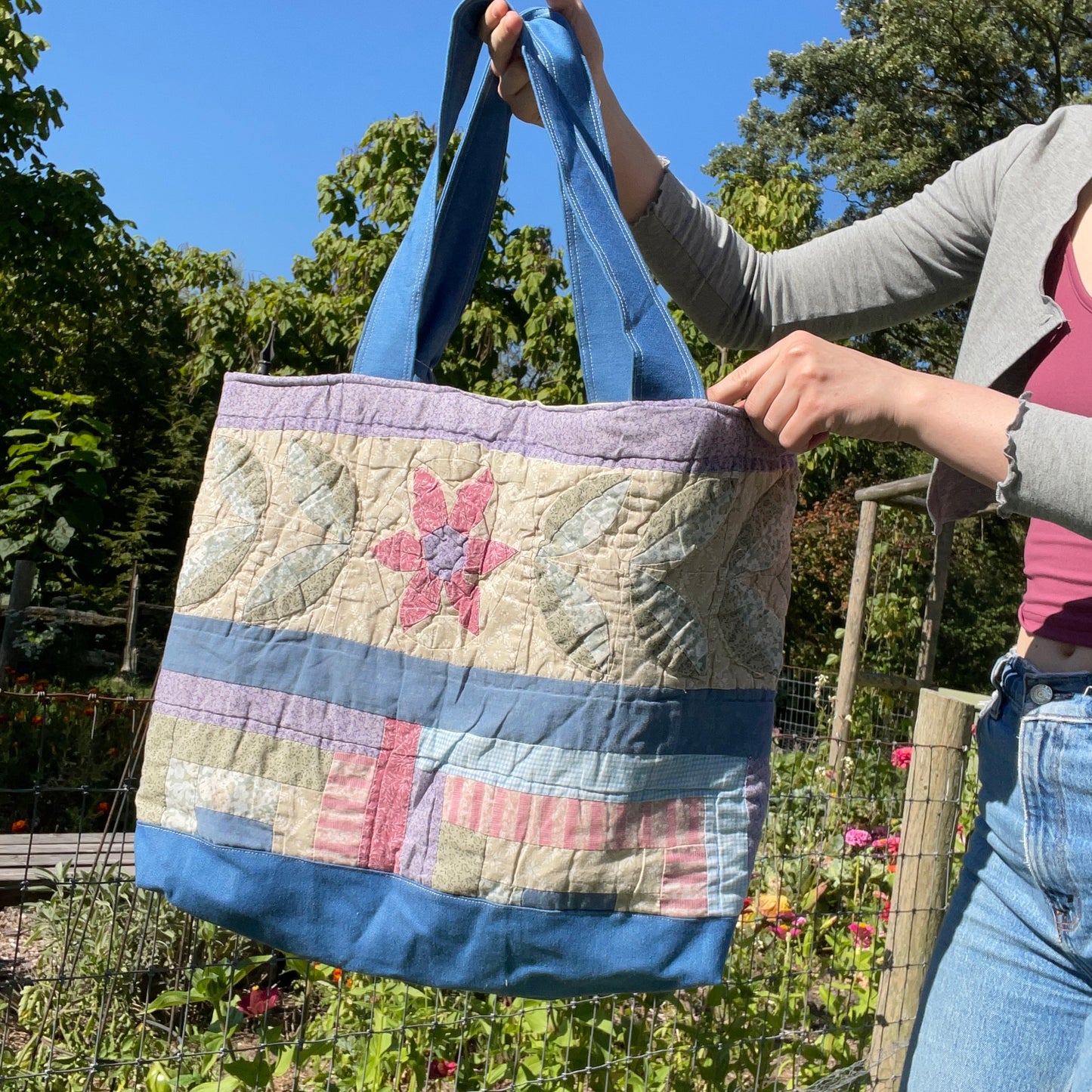 XL Tote | Vintage Quilt