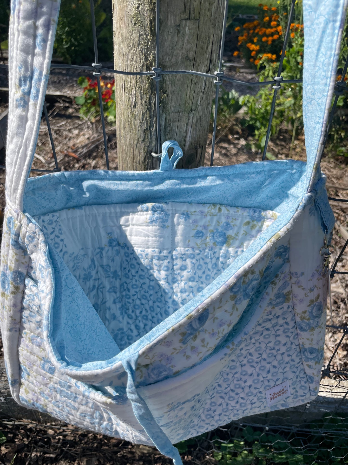 Bow bag | Blue Quilt