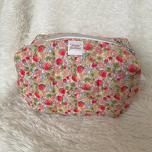 Large Makeup Bag | Strawberry Season