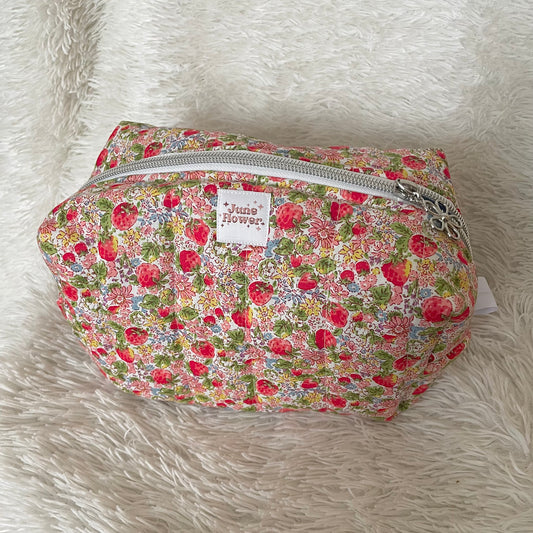 Large Makeup Bag | Strawberry Season