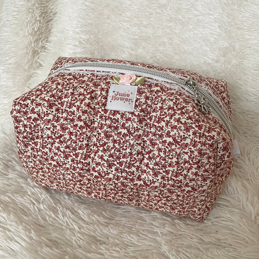 Large Makeup Bag | Ditsy Rose