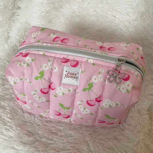 Large Makeup Bag | Cherry Blossom