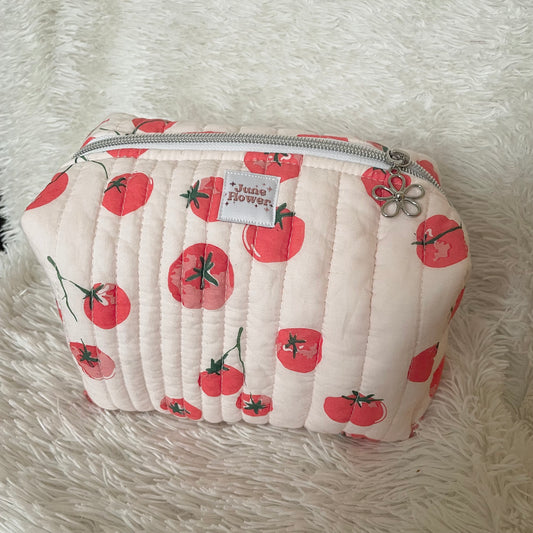 Large Makeup Bag | Heirloom Tomato