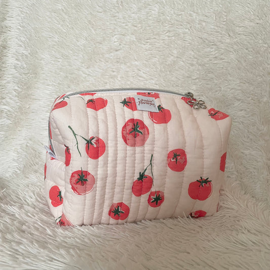 Large Makeup Bag | Heirloom Tomato