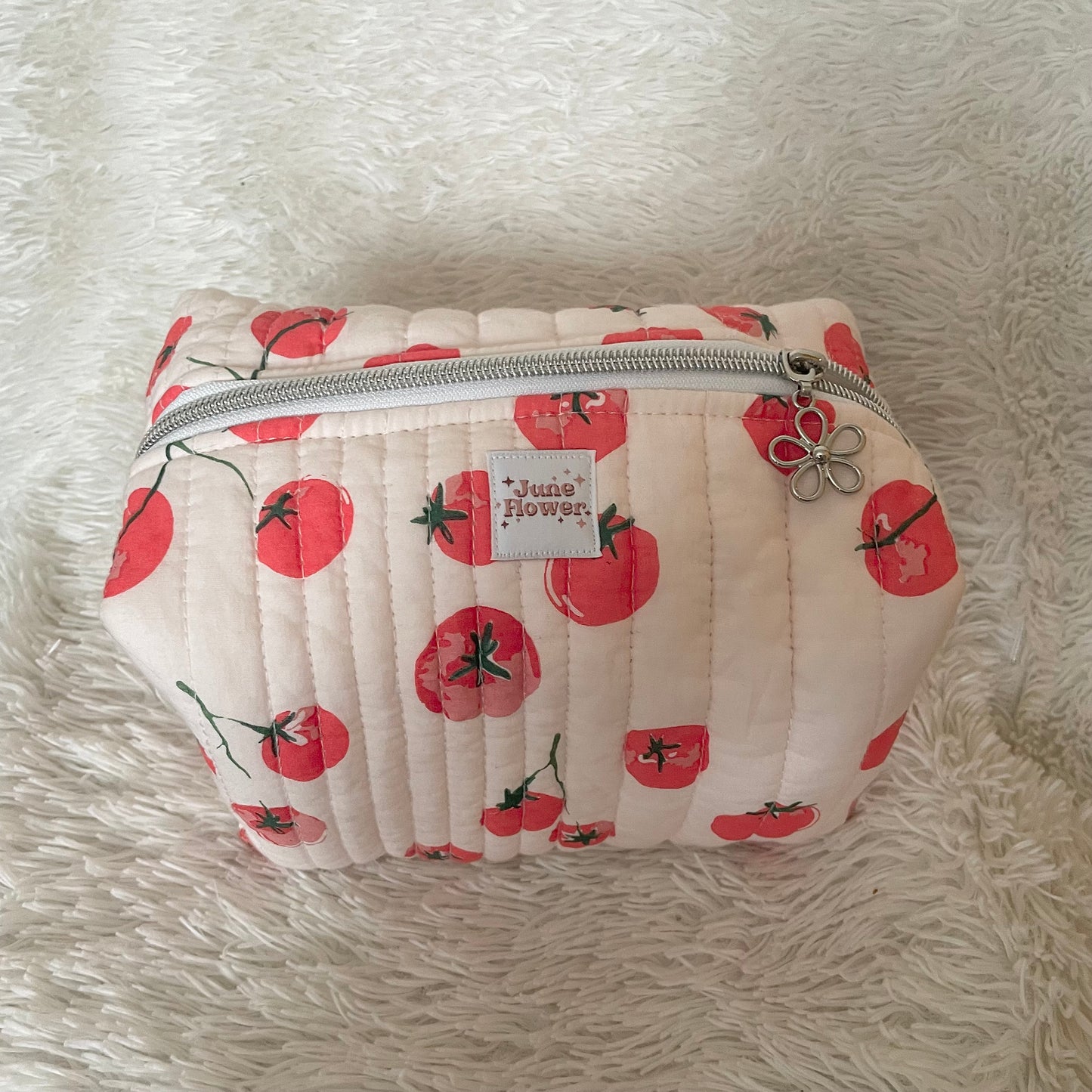Large Makeup Bag | Heirloom Tomato