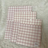 Book Sleeve | Blush Gingham