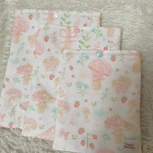 Book Sleeve | Coquette Mushrooms