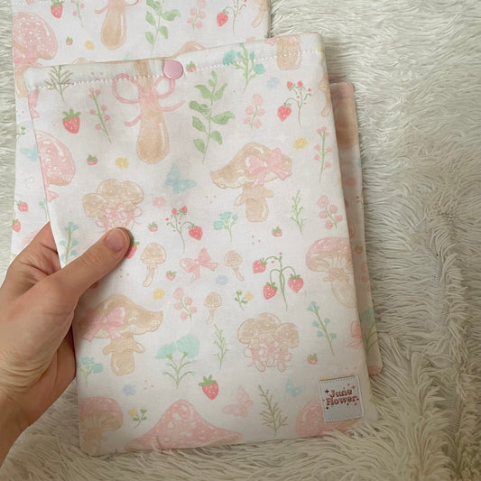 Book Sleeve | Coquette Mushrooms