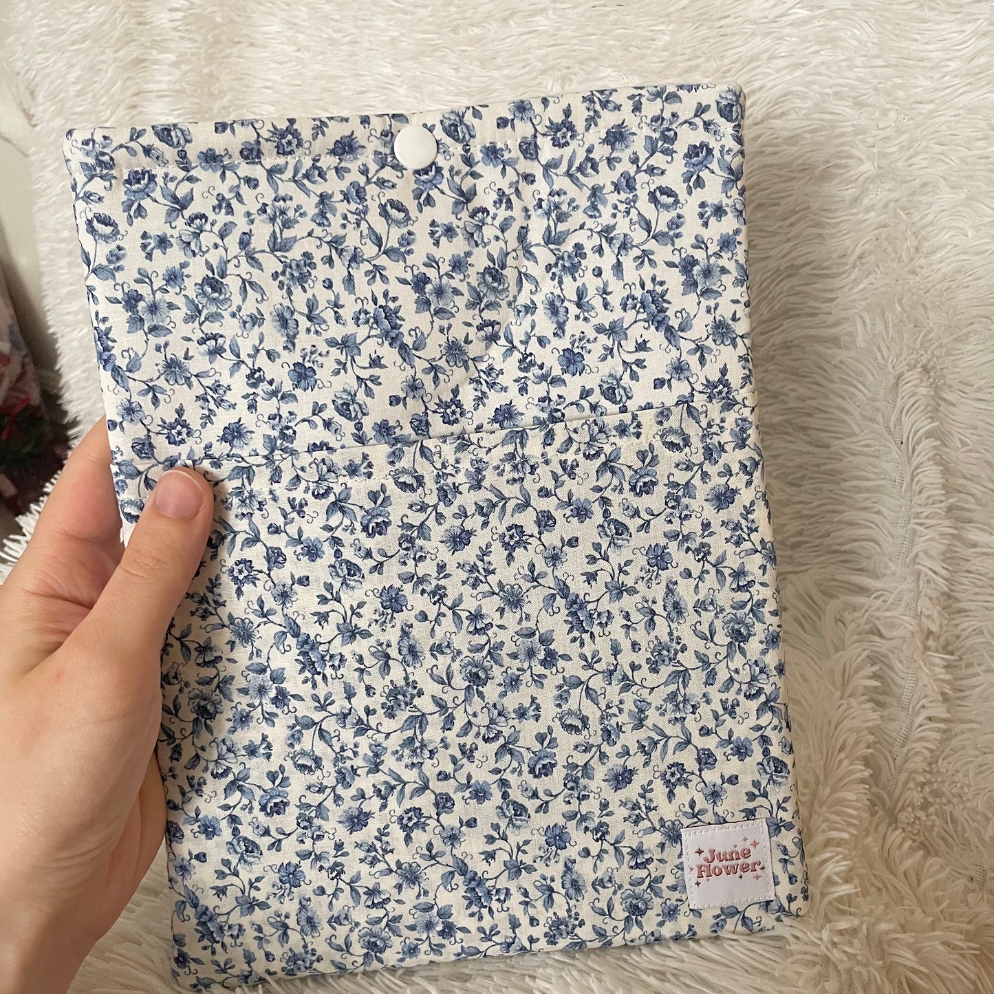 Book Sleeve | Ditsy Blue