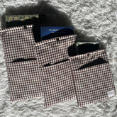 Book Sleeve | Espresso Gingham