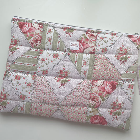 Laptop Sleeve | Patchwork Rose