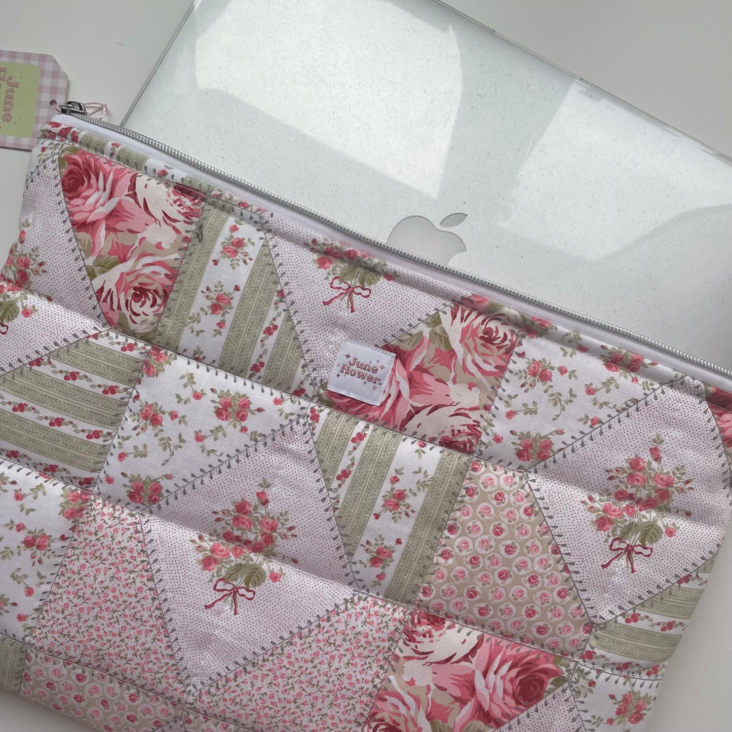 Laptop Sleeve | Patchwork Rose